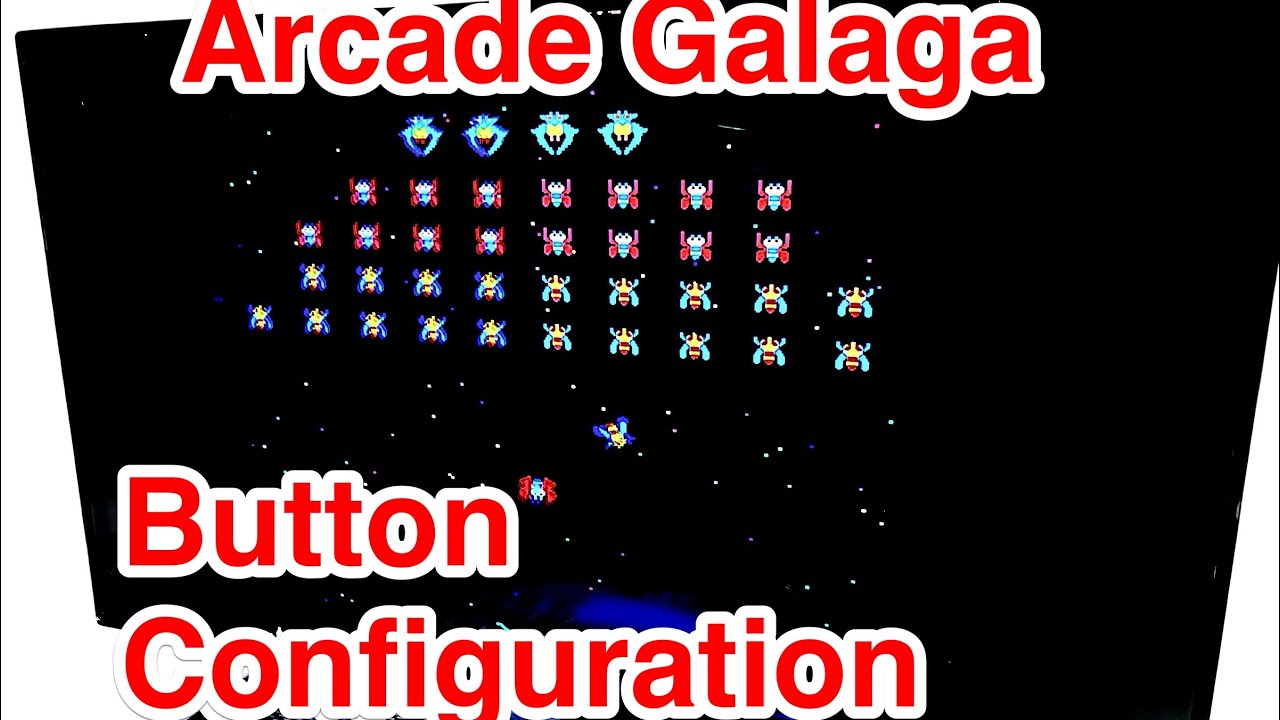 Arcade Galaga w/Pandora Platinum (Button Mapping)