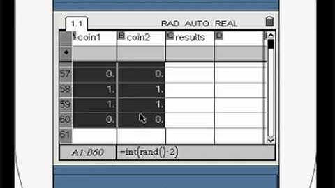 TI-Nspire Mini-Tutorial: A Probability Simulation