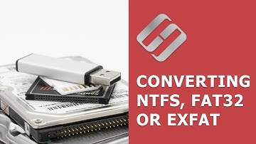 Converting NTFS, FAT32 or exFAT USB Flash Drive, External Drive Without Losing Data ⚕️🖴📁