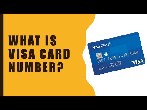 card number visa