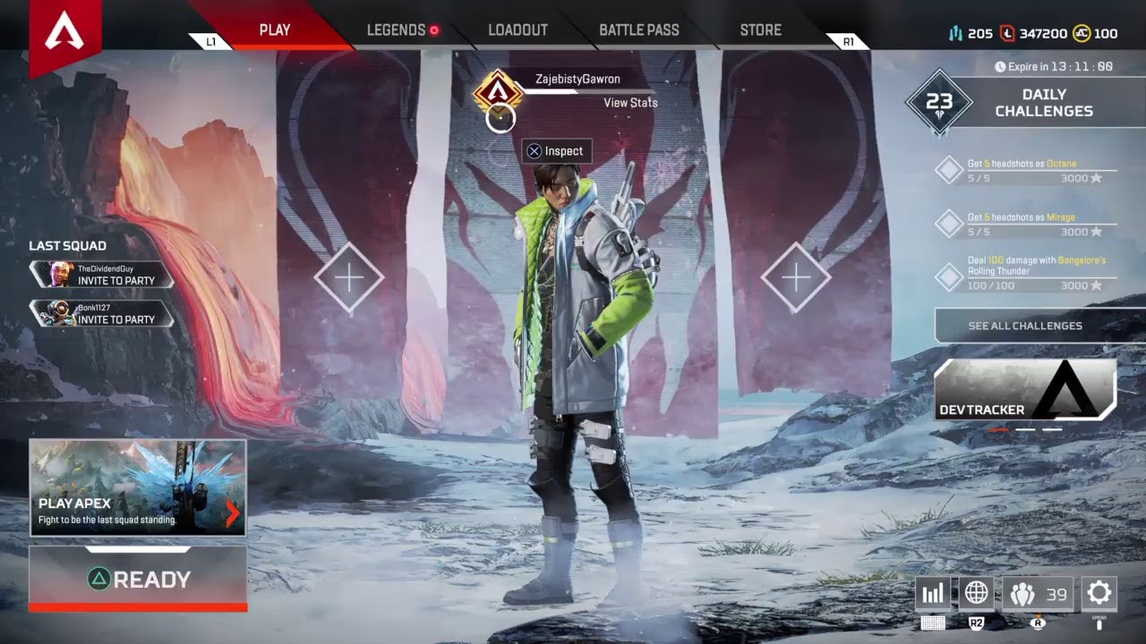 Apex Legends Ps4 7KD Apex Predator Playing Ranked [Pl/Eng] - YouTube