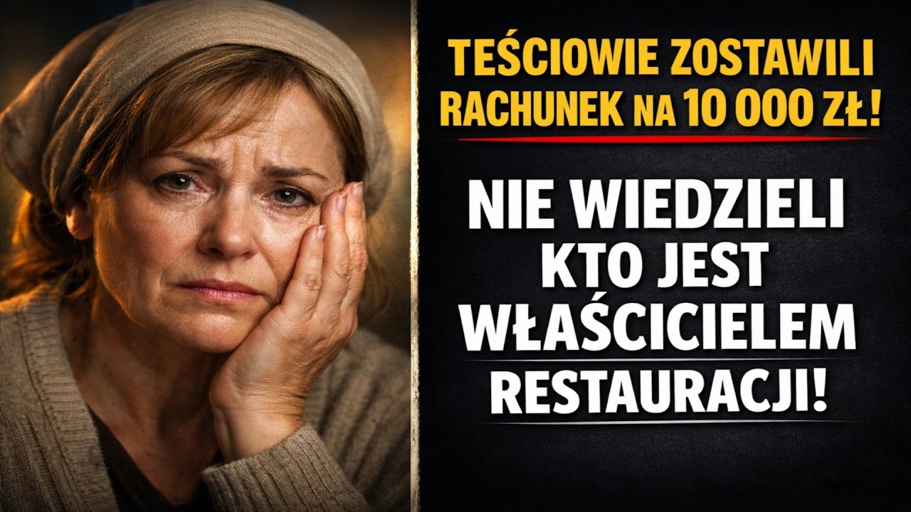 Bogaci teściowie zostawili ją z rachunkiem na 10 000 zł. Nie wiedzieli, kim jest właściciel restaur