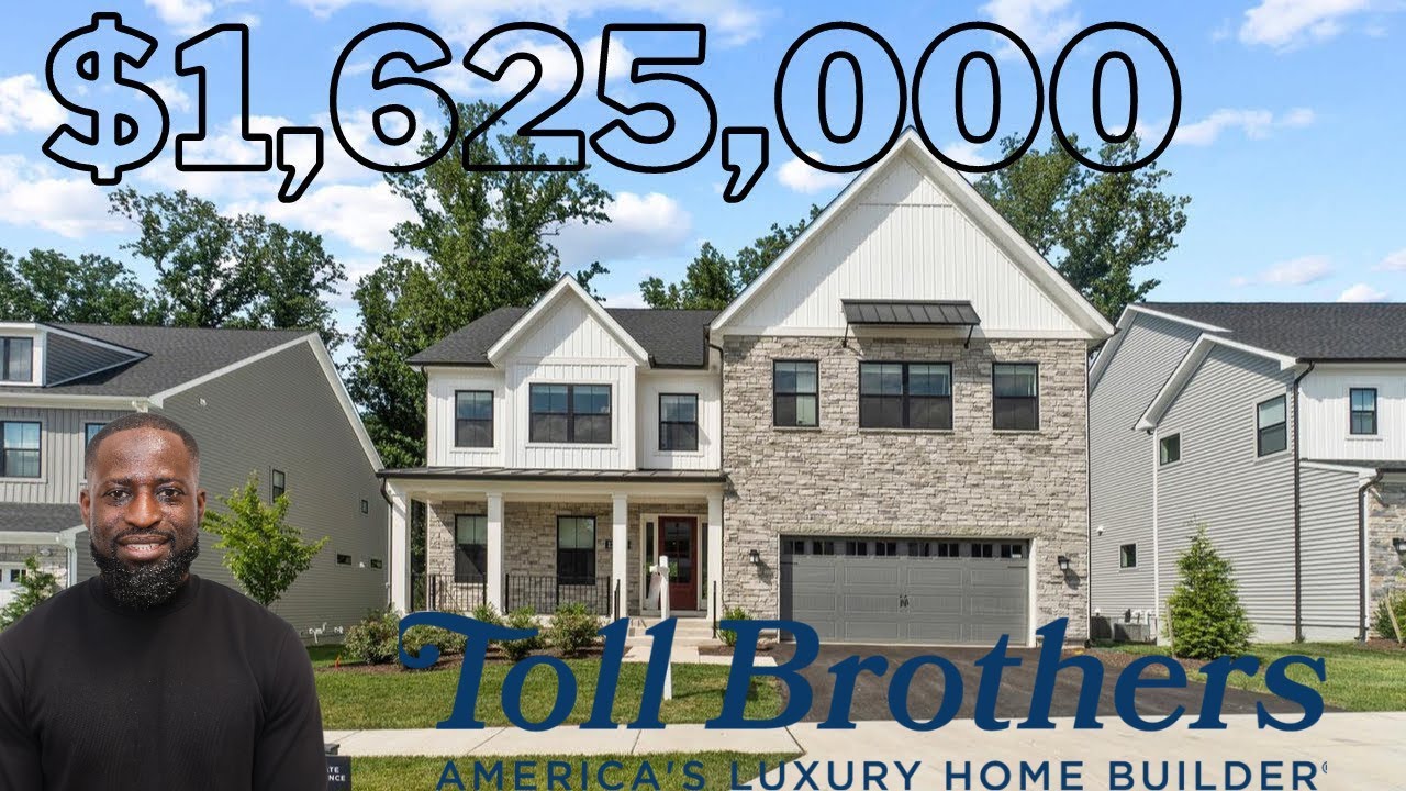 Toll Brother`s Modern Farmhouse New homes in Potomac Maryland- Atlin Model North Potomac Maryland