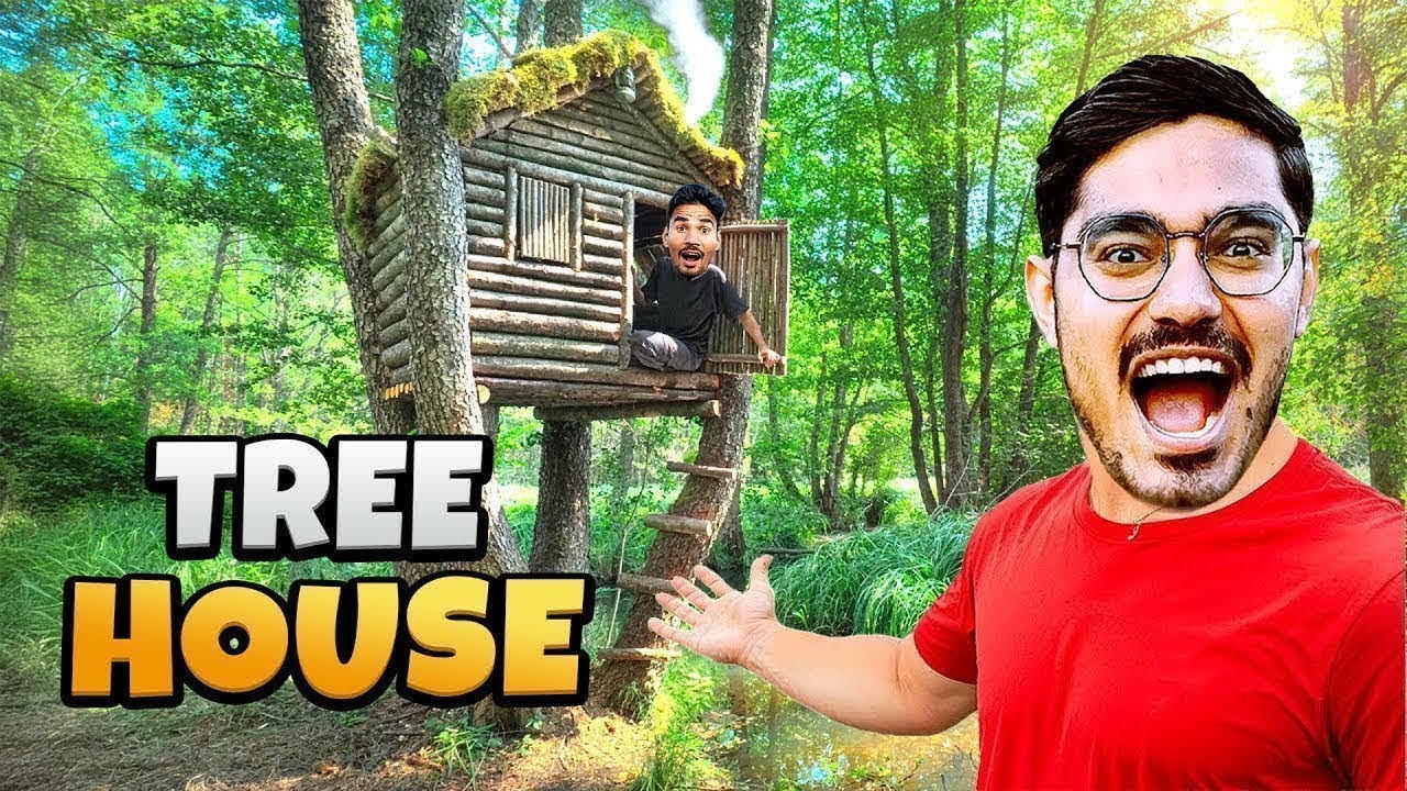 We Made a Real Tree House😱   हमने पेड़ पे बना दिया शानदार घर   Part 1