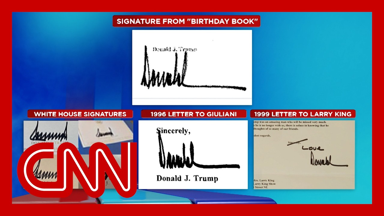 White House: Trump 'did not sign' Epstein birthday letter