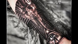 KING TUT | Tutankhamen | Tattoo Timelapse | Guys Tattoo Art
