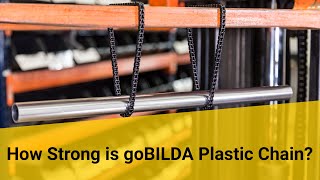 How Strong is goBILDA Plastic Chain?