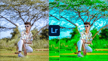Lightroom tutorial green effect photo editing#Lightroom preset colour change