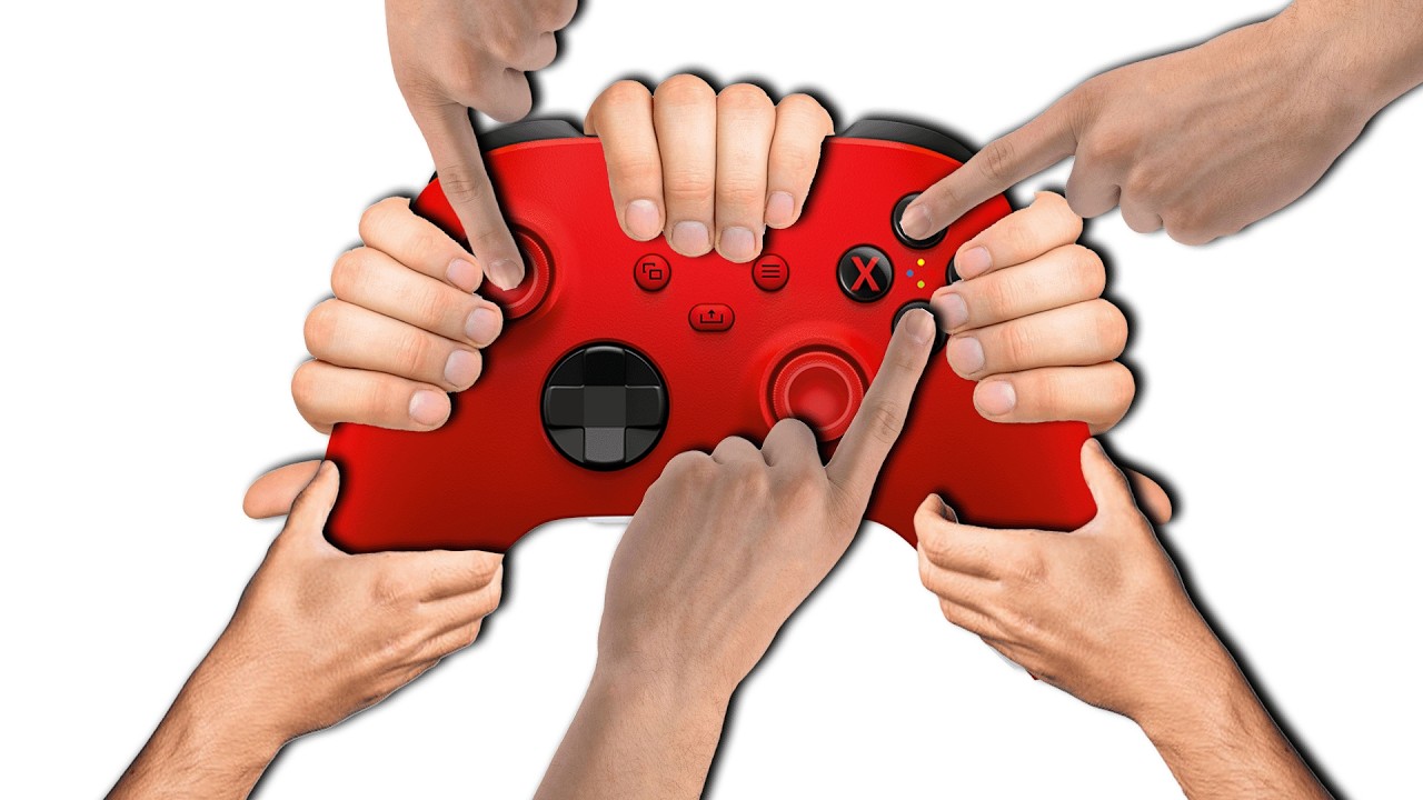 We let 4 friends control one character