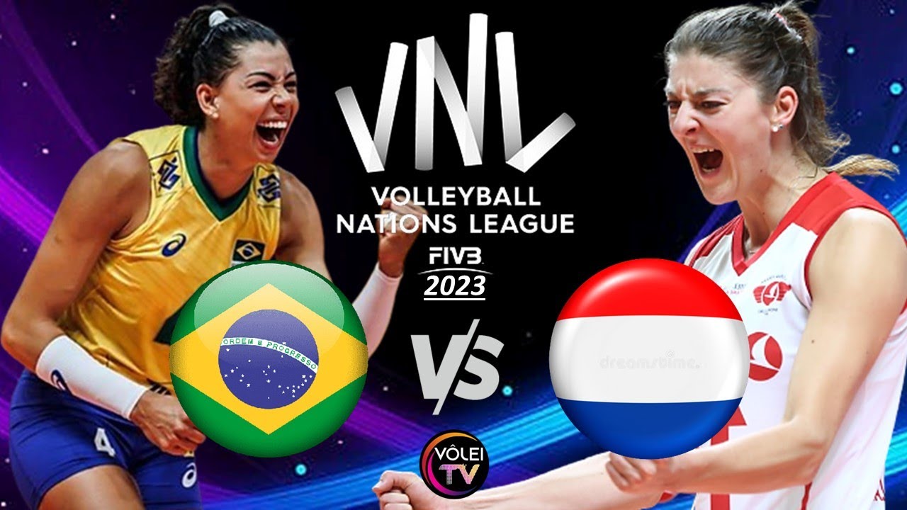 Brasil x Holanda  Copa Internacional de Voleibol Feminino