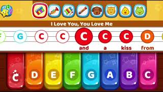 I Love You, You Love Me | Learn To Play Piano | Baby Games Gameplay | RV Appstudios screenshot 2