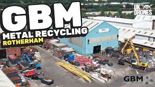 Inside GBM Metals Recycling | Scrap Metal Recycling ASMR ♻️  Massive Machines & Industrial Sounds 4K