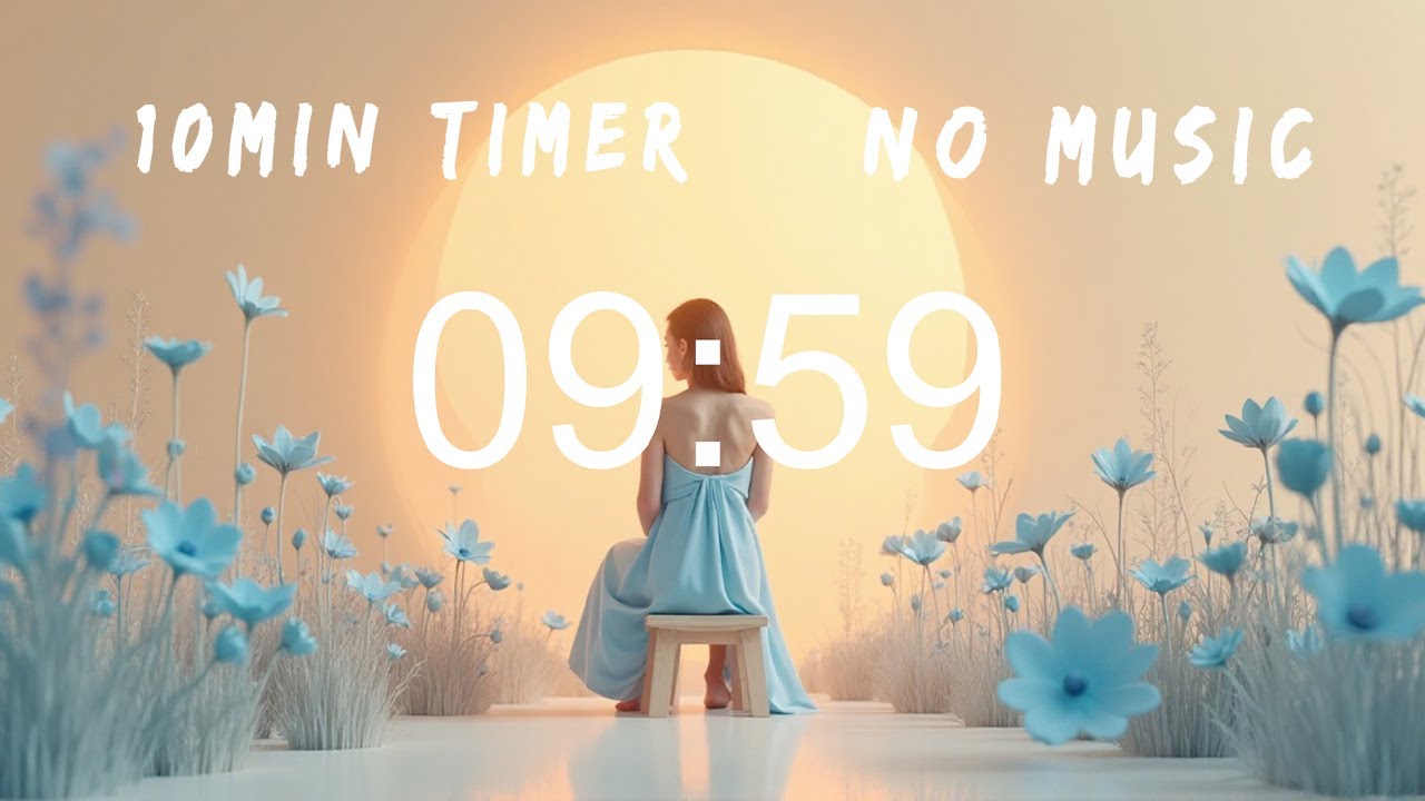 10 Minute Timer | Minimal Aesthetic | Study, Focus, Meditation, Yoga