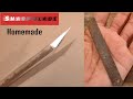 Making Sharp Pen Knife out of rusty saw blade | how to make sharp pen knife