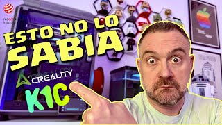 ¡Esto NO LO SABÍA! Modifica y MEJORA tu Creality K1C fácilmente