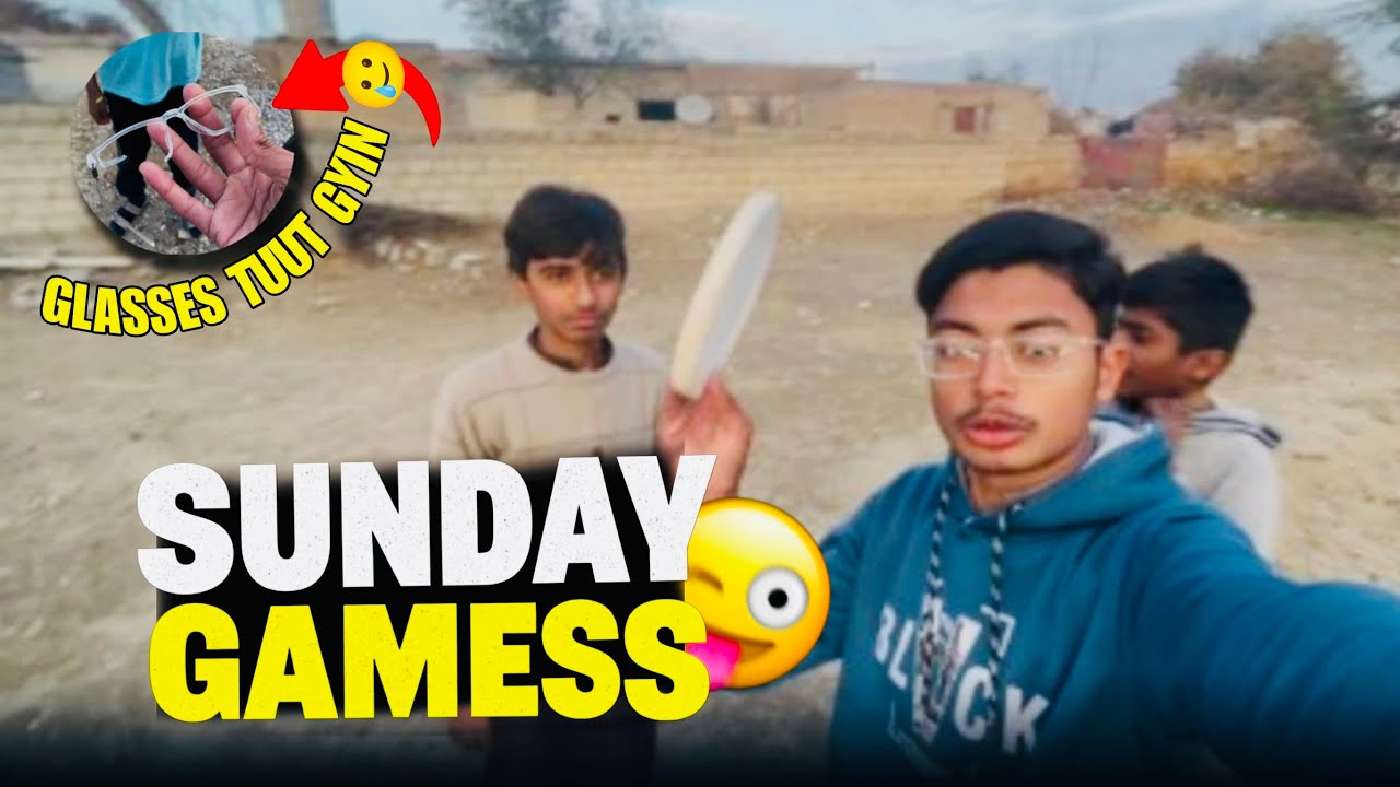 Meri new glasses tut gai | sunday games | funny moment 😂