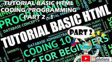 TUTORIAL BASIC HTML CODING/PROGRAMMING(PART 2-1) | MRM I.T. SOLUTIONS |