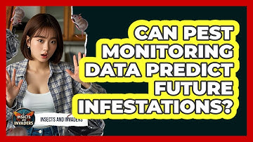 Can Pest Monitoring Data Predict Future Infestations? - Insects and Invaders