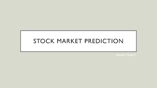 DSBA TSF Task 4- Stock Market Prediction