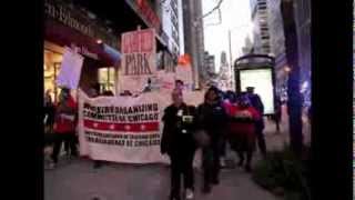 Progress Illinois: "Fight For 15" protest for raising wages