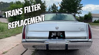 How to replace the transmission fluid and filter in a 93-96 Cadillac Fleetwood - 4L60/4L60-E