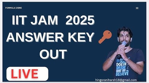 IIT JAM 2025 Response Sheet out 🔥 Rank vs marks #iitjam2025results