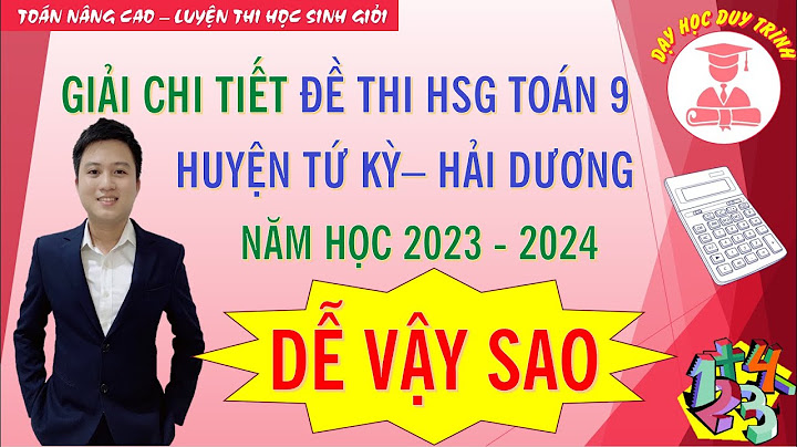 Các đề thi học sinh giỏi huyện toán lớp 9