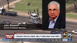 ABC 15, Phoenix, AZ: John Simpson Weighs in as AZ Experiences Another Self Driving Car Crash