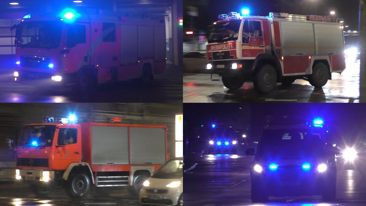 [🎆 Silvester 2025/2026 🎆] 29 Minuten non Stop Einsatzfahrten zum Jahreswechsel in Berlin