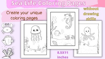 Create Coloring Book For KDP With a Scene Generator on Creative Fabrica