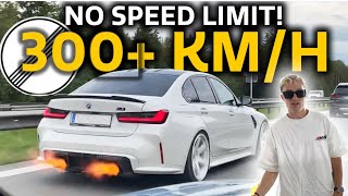 300+ KM/H GERMAN AUTOBAHN RUNS IN MY 750HP M3 G80 *NO SPEED LIMIT*  crazy sound!  OG SCHAEFCHEN