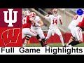 #12 Indiana vs #16 Wisconsin Highlights | College Football Week 14 | 2020 College Football Highlight