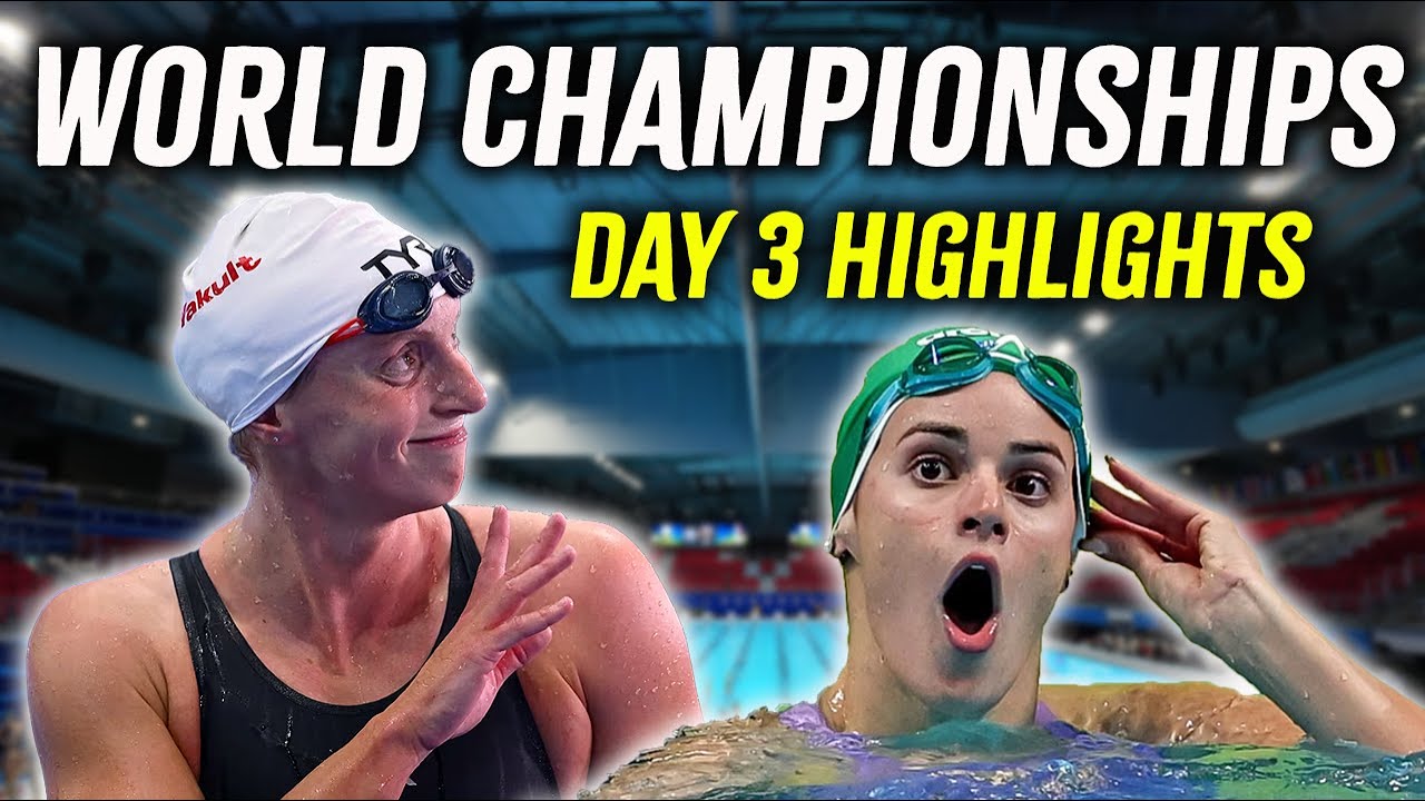 Лучшие моменты третьего дня чемпионата мира по плаванию с Коди Миллером