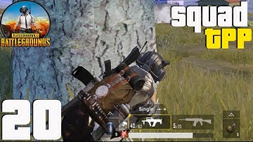PUBG Mobile - Gameplay Part 20 - TPP Squad Erangel Top 1(iOS, Android)