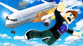 I Tried to Survive an EXPLODING PLANE CRASH in Roblox Emergency Landing Simulator!