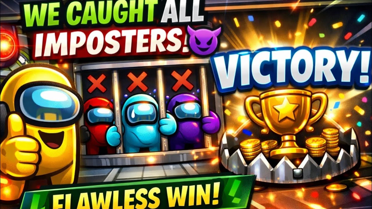Smart Plays = Easy Win 😈 | Catching Every Imposter in Among Us - YouTube