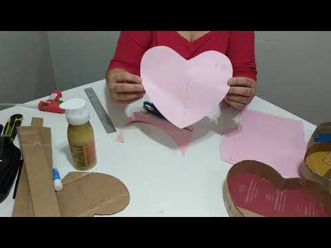 Tutorial como fazer molde de coração