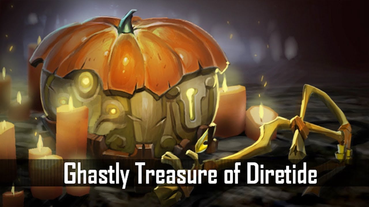 Ghastly Treasure of Diretide Chest Opening YouTube