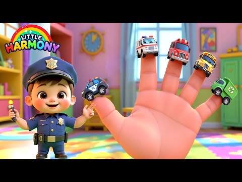 <strong>Learn</strong> CAR with Finger Family Song + Nursery Rhymes &amp;<strong>amp</strong>; Kids funny Songs -  Little Harmony리틀하모니