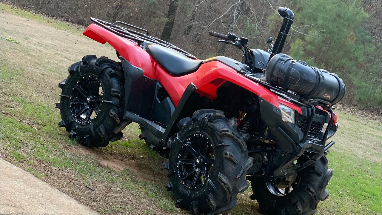 Honda 420 rancher oil change YouTube