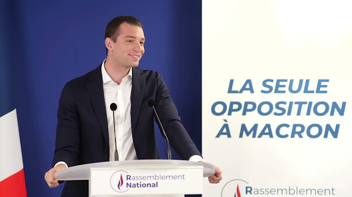 Percée historique du RN aux élections législatives ! Conférence de presse de Jordan Bardella