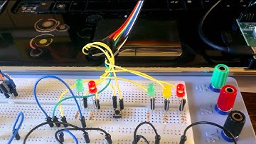 RaspberryPi controlled trafficlight