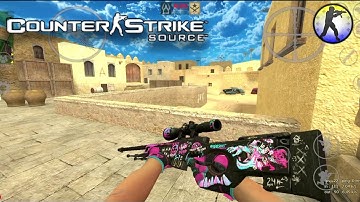Counter Strike: Source Mobile AWP only | de_dust2 | CSS MOD CS GO