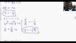 2 5 Implicit Differentiation