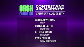 Contestant Announcement - July 11, 2026 (8/29/26)