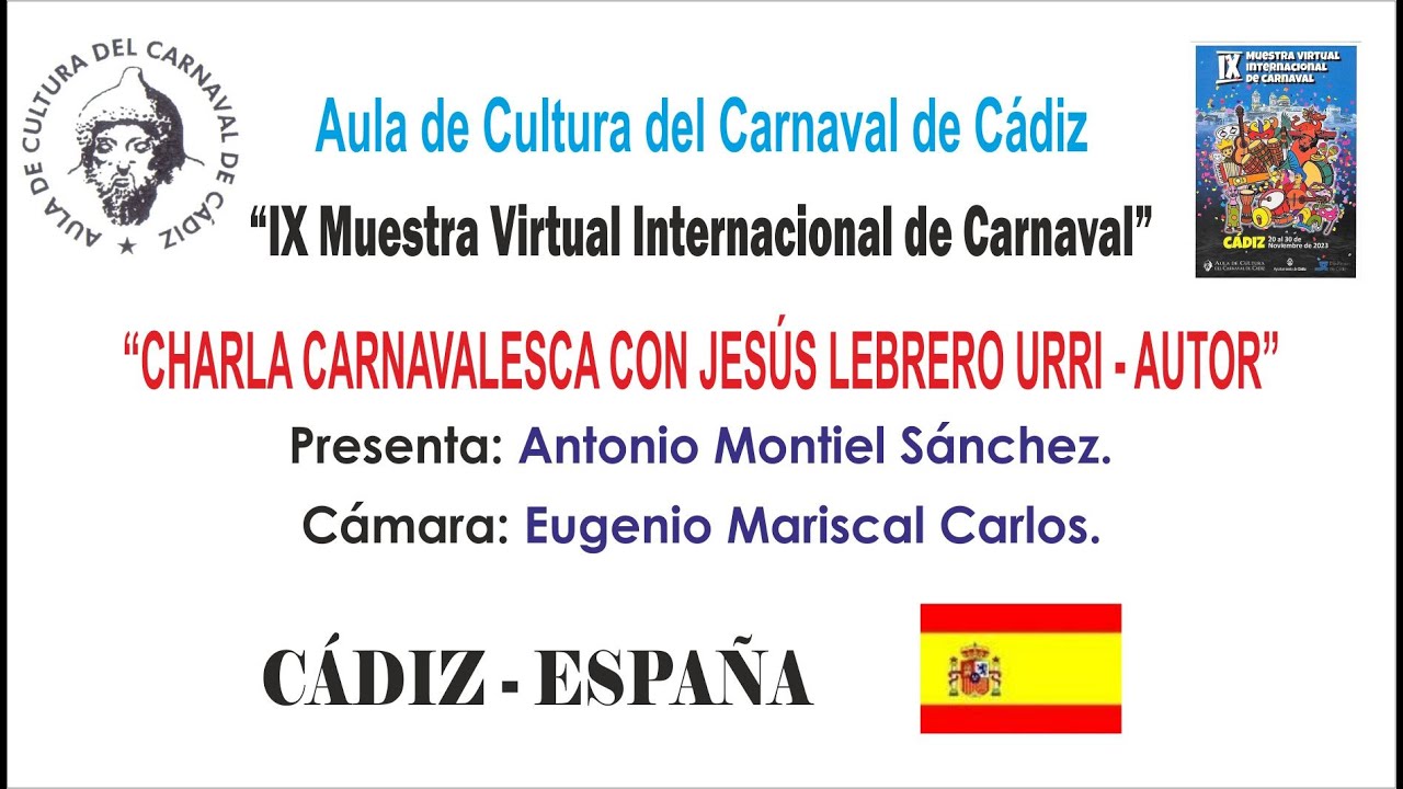 50 Charla carnavalesca con Jesus Lebrero Urri