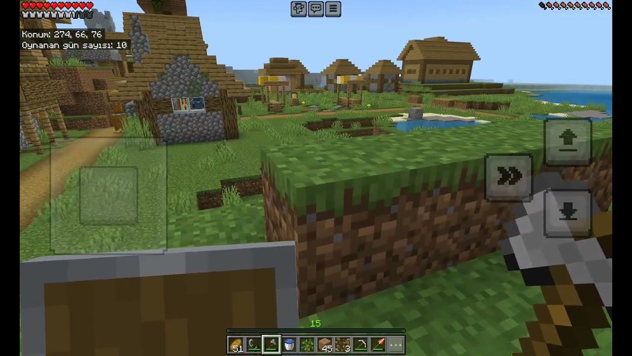 Minecraft'ta kuzenime çok güzel bir ev yaptım