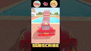 All Car Swimming Pool Ramp Cross Challenge 😱 In Indian Theft Aura Simulator #shorts​ #gta​​​ #viral