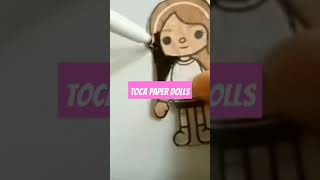 Coloring My Toca Paper Dolls