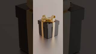 Gift #giftbox #3dmodeling #blender #tutorial #forbegginer #shorts #giftideas